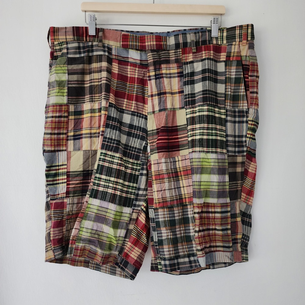 NEW Polo Ralph Lauren Men's 40T Classic Fit Patchwork Plaid Shorts 10 Inseam